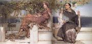 Alma-Tadema, Sir Lawrence The Conversion of Paula by Saint Jerome (mk23) oil on canvas